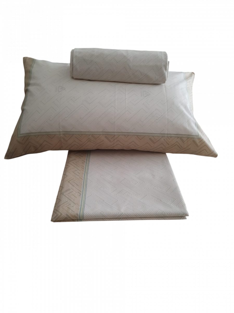 I SOGNI COMPLETO LETTO MATRIMONIALE MAXI 270X300 CON FEDERE A TRE VOLANI PURO COTONE