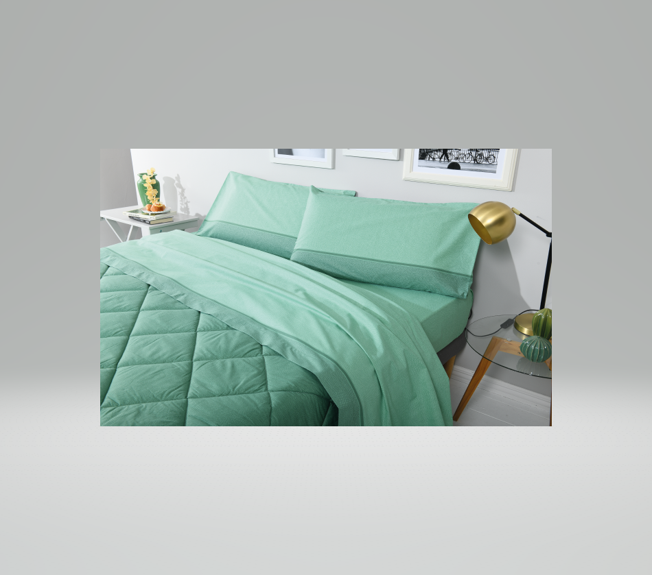 COMPLETO LETTO UNA PIAZZA E MEZZA COTONE AUDREY