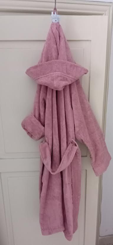 Italbaby Asciugamano Con Cappuccio Per Neonati In Spugna Di Cotone 75x75 Cm Rosa. Morbido, Anallergico E 100% Made In Italy. Inclusa Manopola Coordinata.