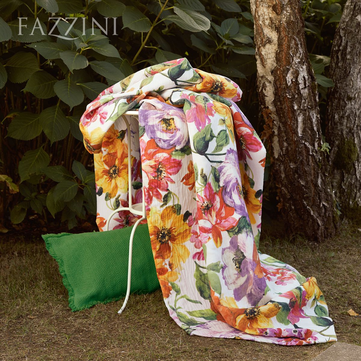 COPRILETTO MATRIMONIALE IN COTONE FAZZINI NETTARE 260X260