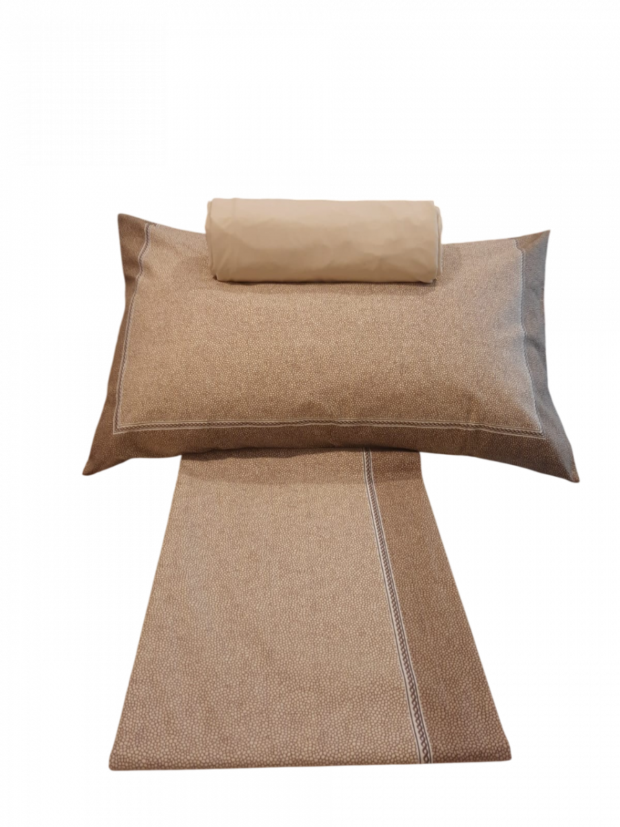I SOGNI COMPLETO LETTO MATRIMONIALE MAXI 270X300 CON FEDERE A TRE VOLANI PURO COTONE