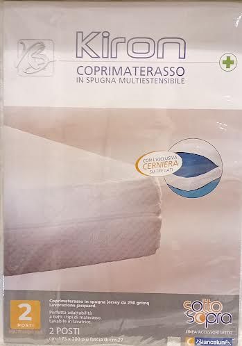 COPRIMATERASSO IN SPUGNA AD ALTA ESTENSIBILITA' MATRIMONIALE 175X200X25