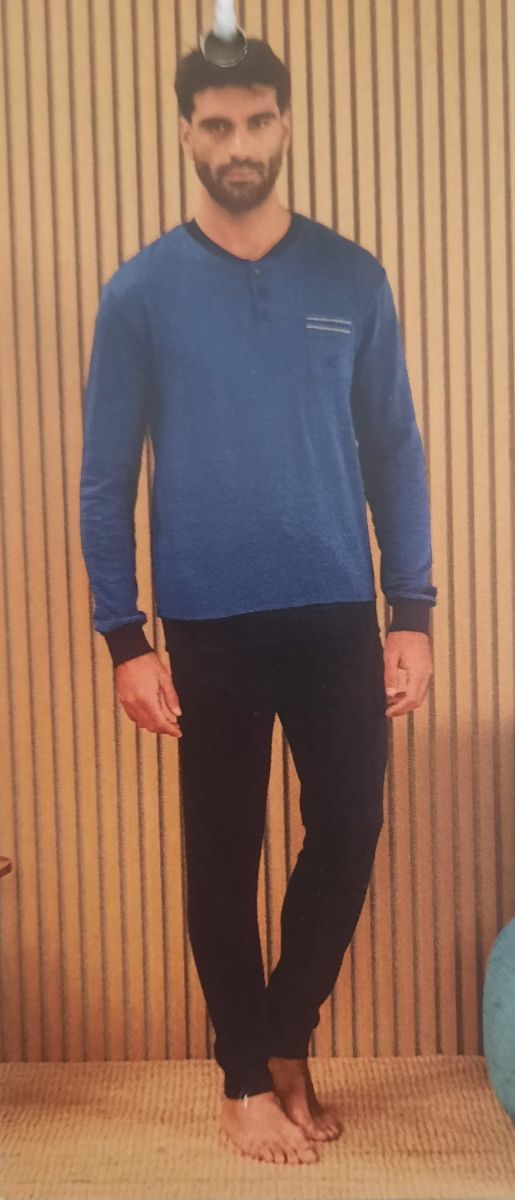 PIGIAMA UOMO COTONE APERTO SS8581PLUA KARELPIU