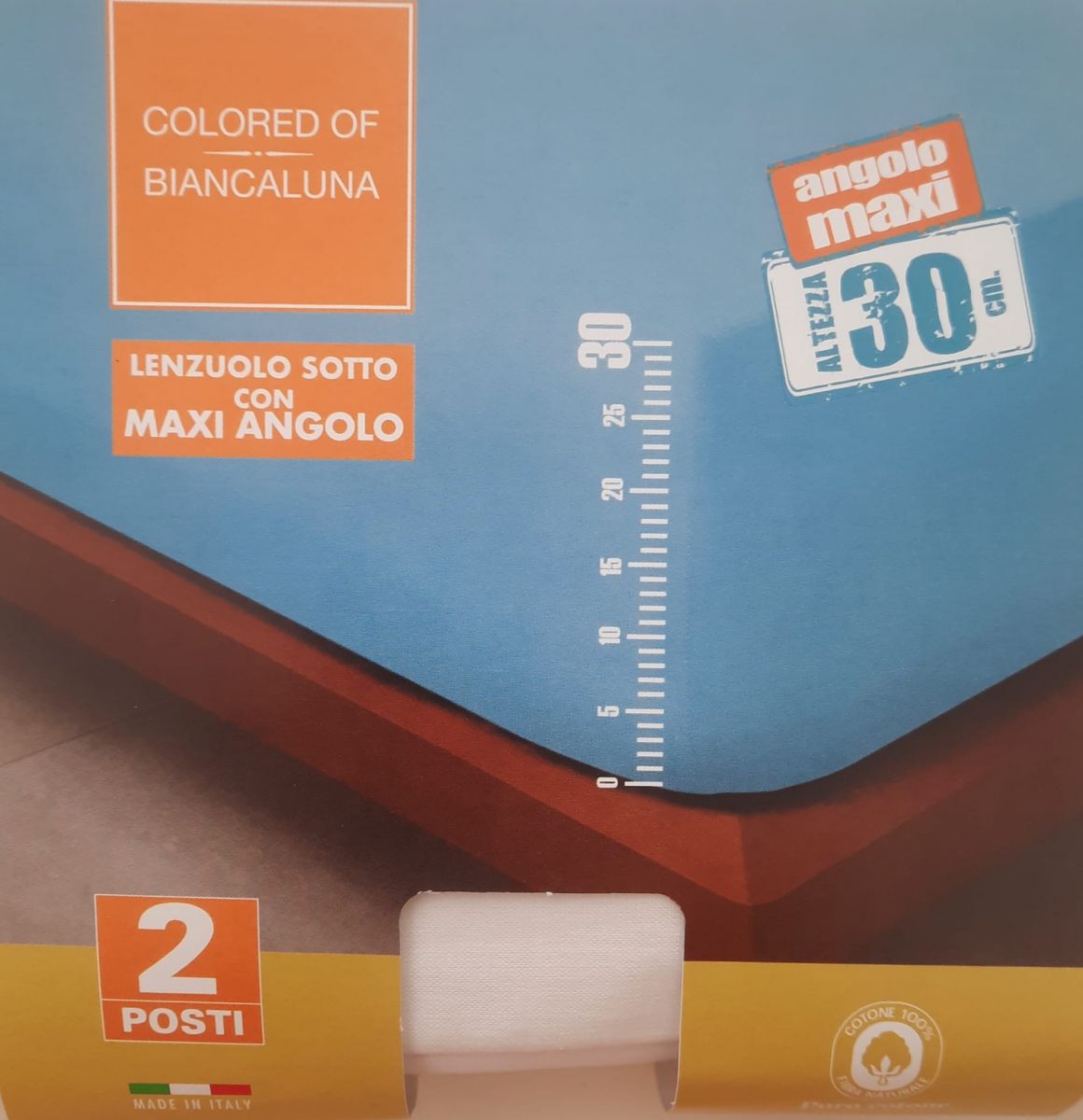 LENZUOLO BASSETTI CON ANGOLI SGANCIABILI  MATRIMONIALE CM.175X200X30