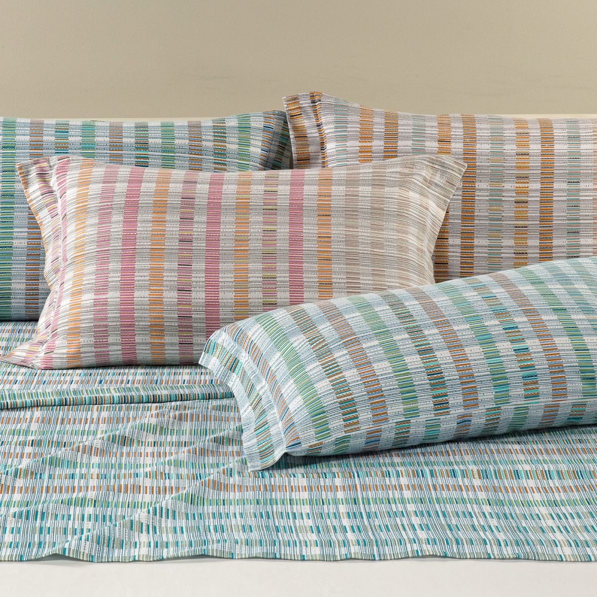 CANDY COMPLETO LENZUOLA IN FLANELLA A MATRIMONIALE  CALEFFI FIOR DI FLANELLA