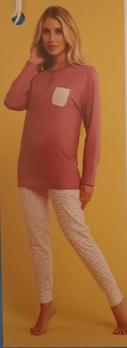 PIGIAMA DONNA PANTALONE LUNGO E MANICA LUNGA NOI DI NOTTE FA9023
