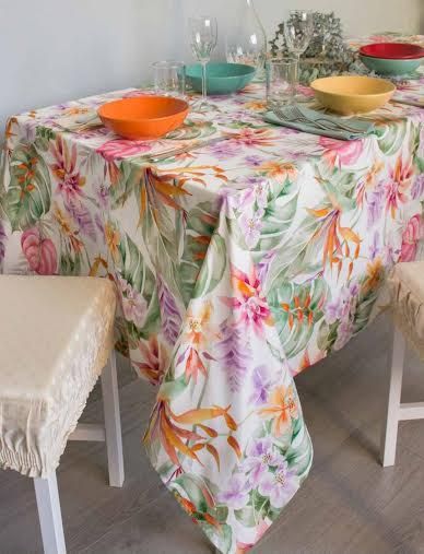 TOVAGLIA DA TAVOLA 180X270 CON 12 TOVAGLIOLI MACEDONIA