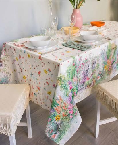 TOVAGLIA DA TAVOLA 180X270 CON 12 TOVAGLIOLI MACEDONIA