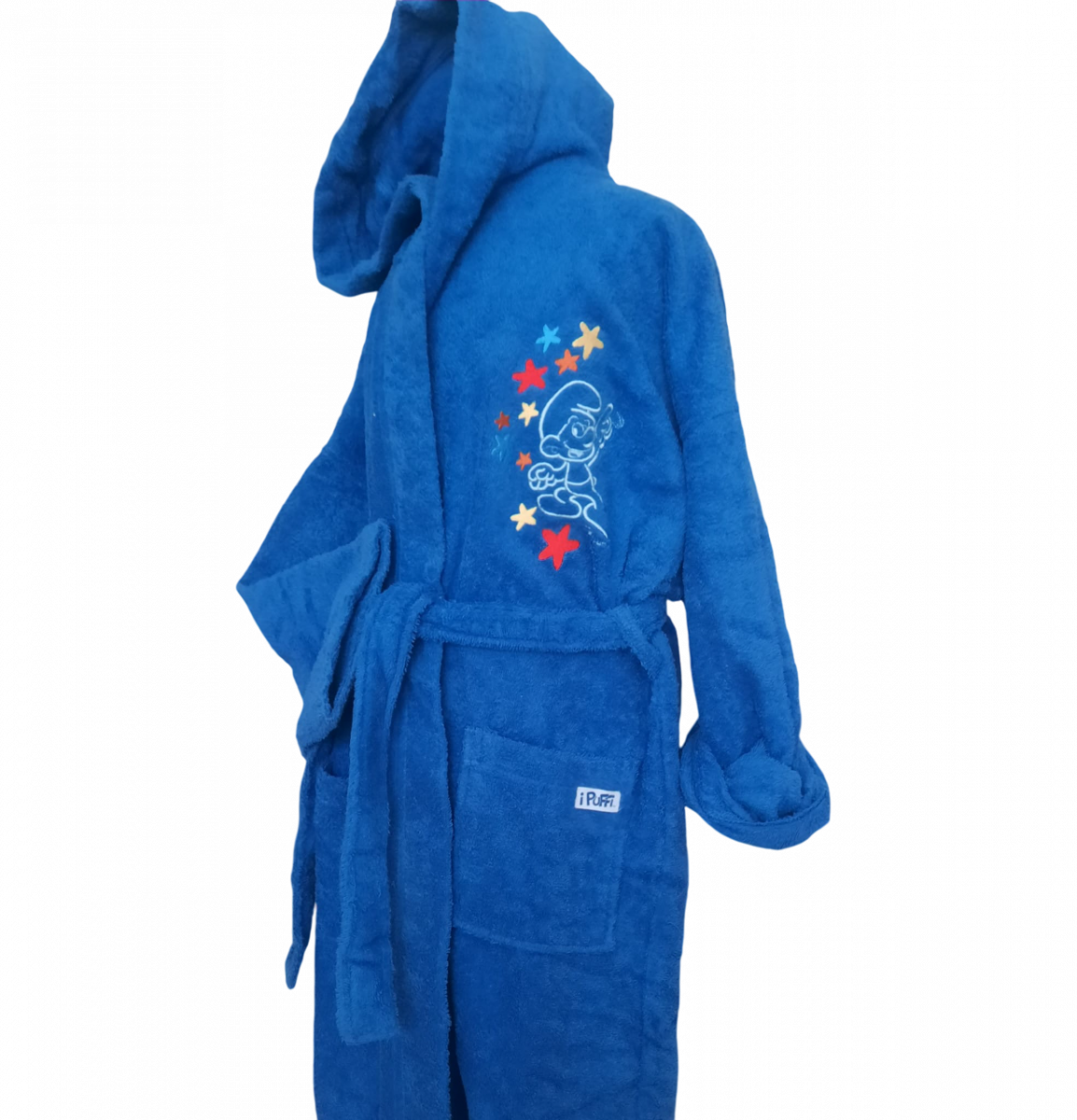 ZUCCHI ACCAPPATOIO BIMBO/A RICAMATO CON CAPPUCCIO PUFFO POIS 4-6 ANNI ROSSO